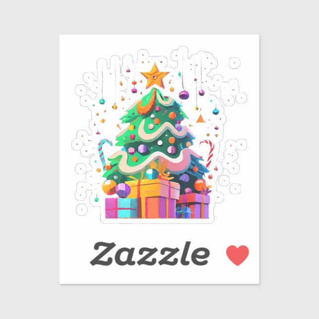 Radiance Christmas Tree Magic Sticker (Sheet)