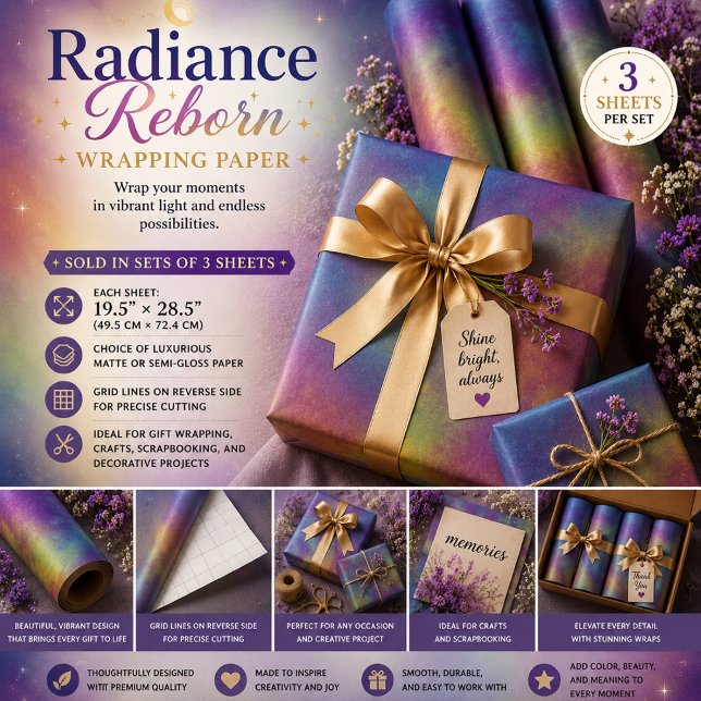 Radiance Reborn Wrapping Paper Sheets (Creator Uploaded)