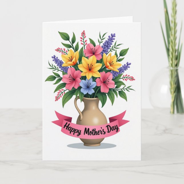 Radiant Adoring Blooms Card (Front)