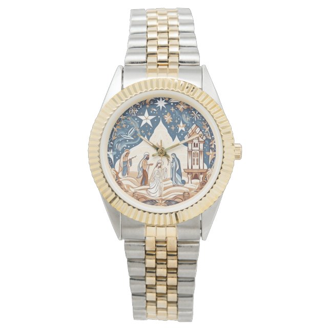 Radiant Arrival – Nativity Scene Watch (Front)