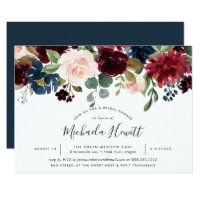 Radiant Bloom Bridal Shower Invitation