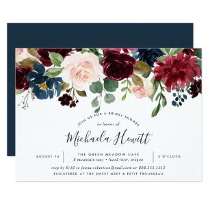 Radiant Bloom Bridal Shower Invitation Radiant Bloom Bridal Shower Invitation