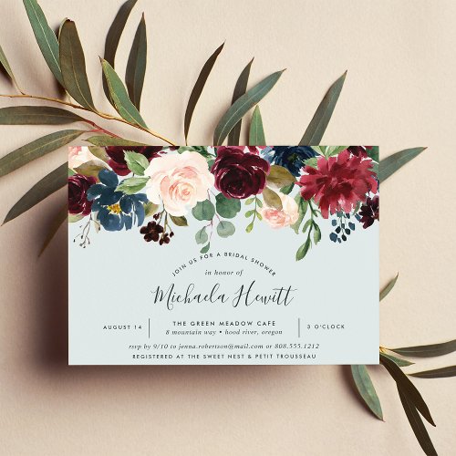 Radiant Bloom Bridal Shower Invitation