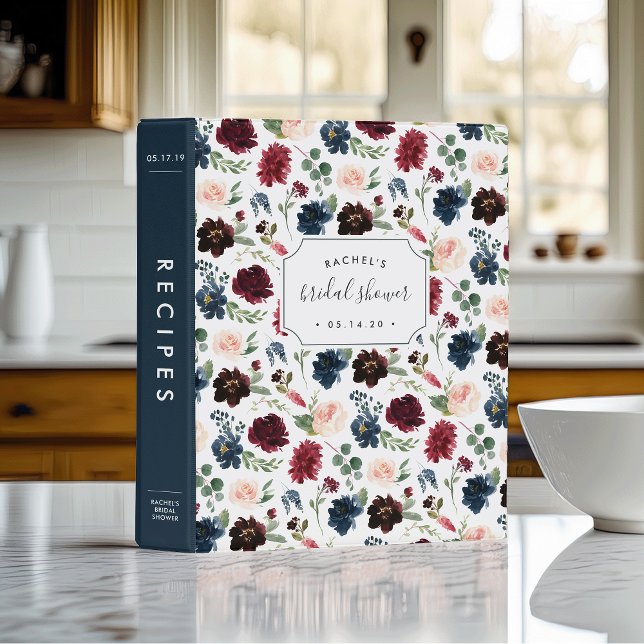 Radiant Bloom | Bridal Shower Recipe Mini Binder (Creator Uploaded)