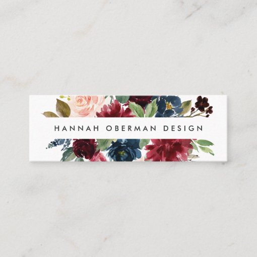 Radiant Bloom Business Cards Mini Zazzle