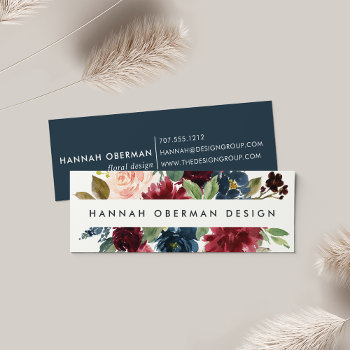 Radiant Bloom Business Cards | Mini by RedwoodAndVine at Zazzle