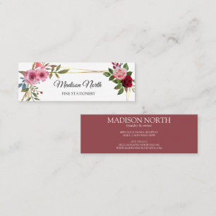 Radiant Bloom Floral Business Card