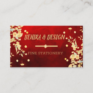 Radiant Bloom Floral Business Card