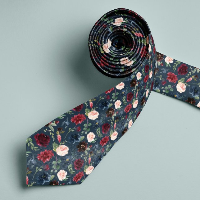 Radiant Bloom | Floral Patterned Neck Tie (Creator Uploaded)