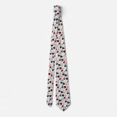 Radiant Bloom | Floral Patterned Neck Tie (Back)
