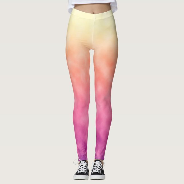 Radiant Bloom Leggings (Front)