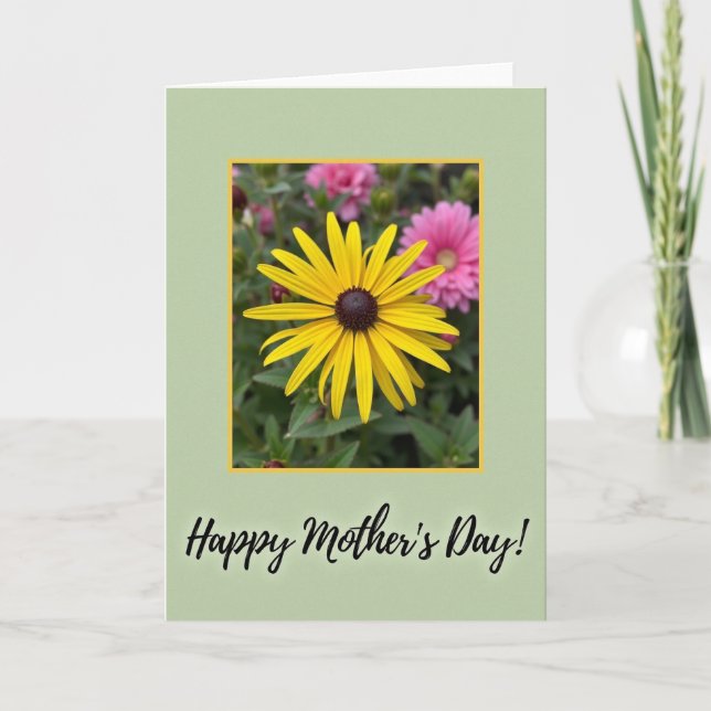 Radiant Bloom Mothers Day Card (Front)