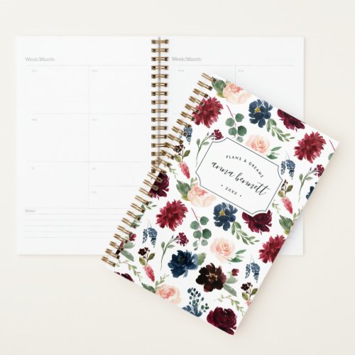 Radiant Bloom Personalized Planner