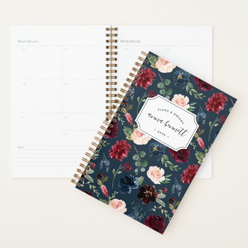 Radiant Bloom Personalized Planner