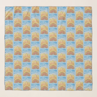 Radiant Bloom Sunflower Scarf