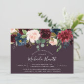 Radiant Bloom | Watercolor Floral Bridal Shower Invitation (Standing Front)