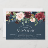 Radiant Bloom | Watercolor Floral Bridal Shower Invitation (Front)