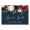 Radiant Bloom Wedding Dessert Bar Sign | Navy