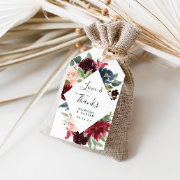 Radiant Bloom | Wedding Favor Gift Tags