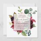 Radiant Bloom Wedding Invitation