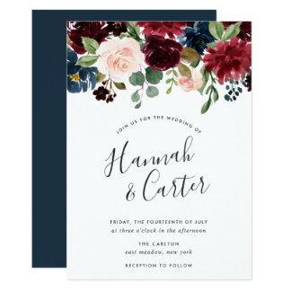 Radiant Bloom Wedding Invitation