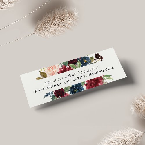 Radiant Bloom Wedding Website RSVP Cards