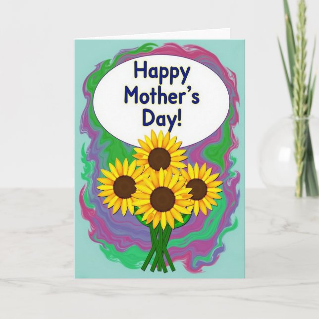 Radiant Blooms Card (Front)