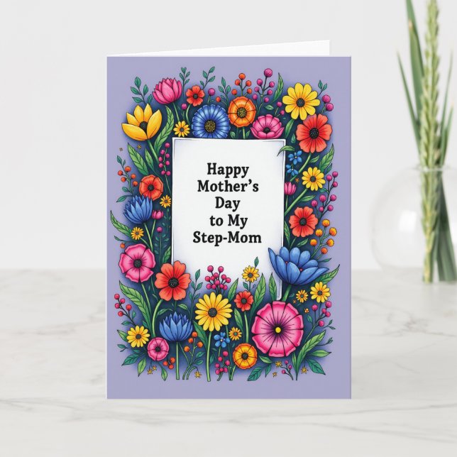 Radiant Blooms Mother Card (Front)