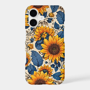 Radiant Blooms: Sunflowers Pattern Artwork iPhone 17 Case