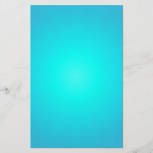 Radiant Blue for  brilliant thoughts  Stationery (Front)