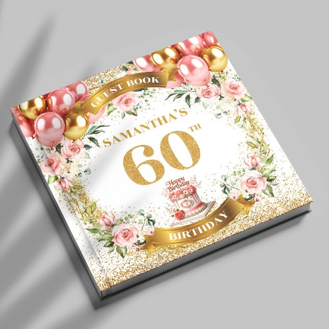Radiant Boho 60th Birthday Guest Book Bloom Theme (Radiant Boho 60th Birthday Guest Book Bloom Theme

)