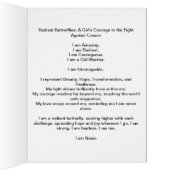 "Radiant Butterflies – Yellow Ribbon Card" (Inside (Right))