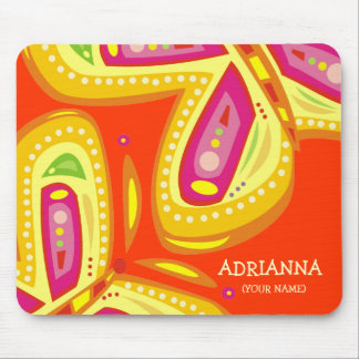 RADIANT BUTTERFLY PASSION MOUSE PAD
