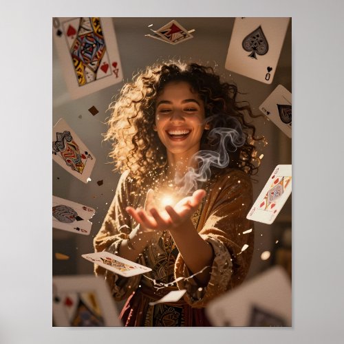 Radiant Card Sorcery Dreamscape Art Poster