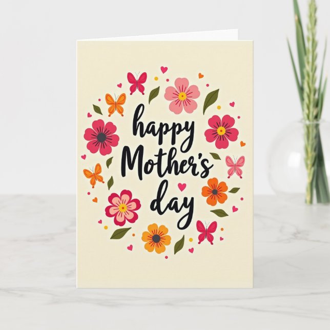 Radiant Celebration Greeting Card (Front)