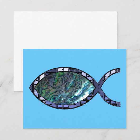 Radiant Christian Fish Symbol (Front/Back)