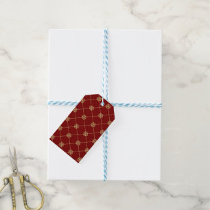 Radiant Christmas snowflake elegance Gift Tags