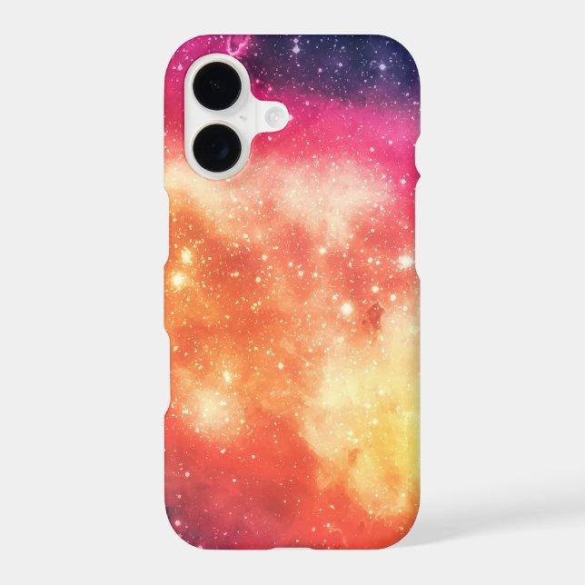Radiant Cosmic Nebula iPhone Case (Back)