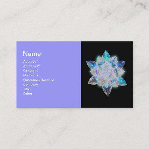 Radiant Crystal Business Card