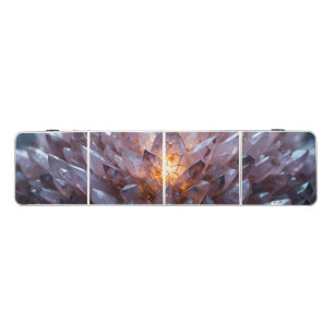 Radiant Crystal Heart Beer Pong Table