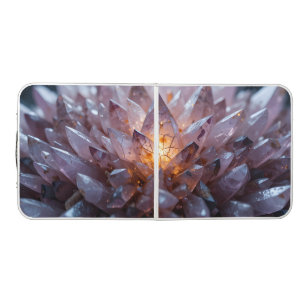 Radiant Crystal Heart Beer Pong Table