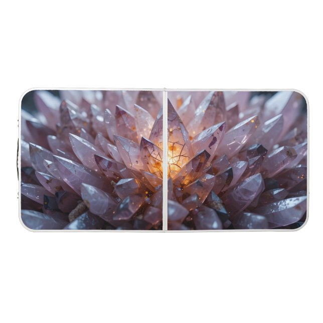 Radiant Crystal Heart Beer Pong Table (Top)
