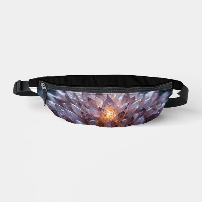 Radiant Crystal Heart Fanny Pack (Front)