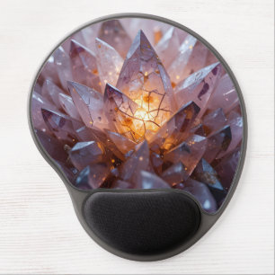 Radiant Crystal Heart Gel Mouse Pad
