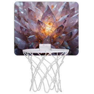 Radiant Crystal Heart Mini Basketball Hoop