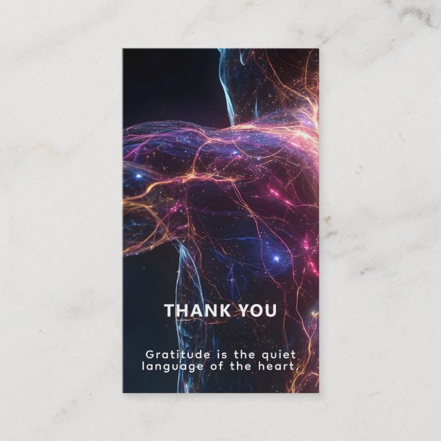 Radiant Current Aura Energy Business Card (Front)