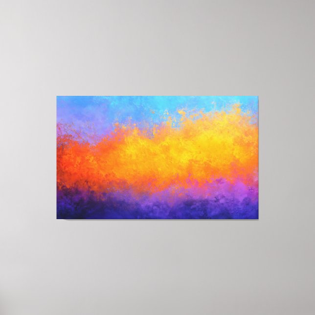 Radiant Divide Canvas Print (Front)