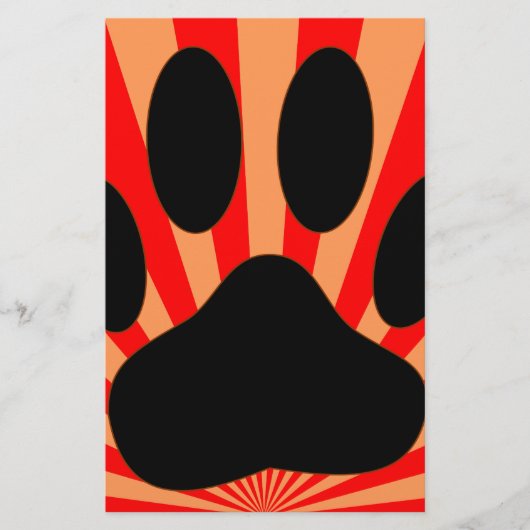 Radiant Dog Paw Print (Front)