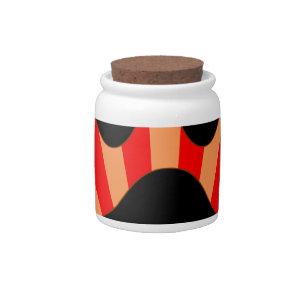 Radiant Dog Paw Print Candy Jar