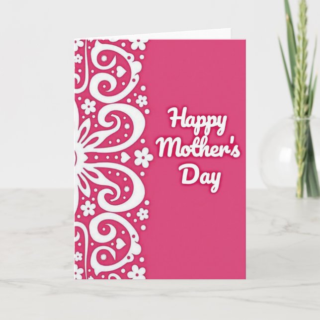 Radiant Elated Mothers Day Card (Front)